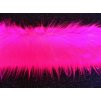 kožušinový lem, fuchsie, 45 mm vlas,