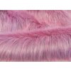 Umelá kožušina odevna, staroružová, 36 mm vlas