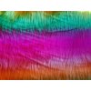 Umelá kožušina, viacfarebná, DÚHA, 45 mm vlas