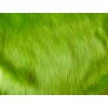 Umelá kožušina, neónovo zelená, 45 mm vlas
