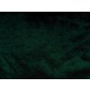 Umelá kožušina, plyš, lesná zeleň, 9 mm vlas