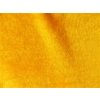 Umelá kožušina, plyš, žltý, 9 mm vlas