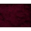 Umelá kožušina, plyš, vínovo červený, MERLOT, 9 mm vlas