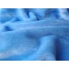 Umelá kožušina, plyš, modrý, 9 mm vlas