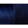 Umelá kožušina, plyš, námornícka modrá, 9 mm vlas