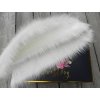 Umelá kožušina, biela, VANILKA, 45 mm vlas