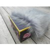 Umelá kožušina, oceľová, 90 mm vlas