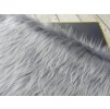 Umelá kožušina, oceľová, 45 mm vlas