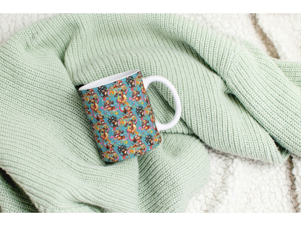 Nerozbitný hrneček DEKORACE - Jezevčík