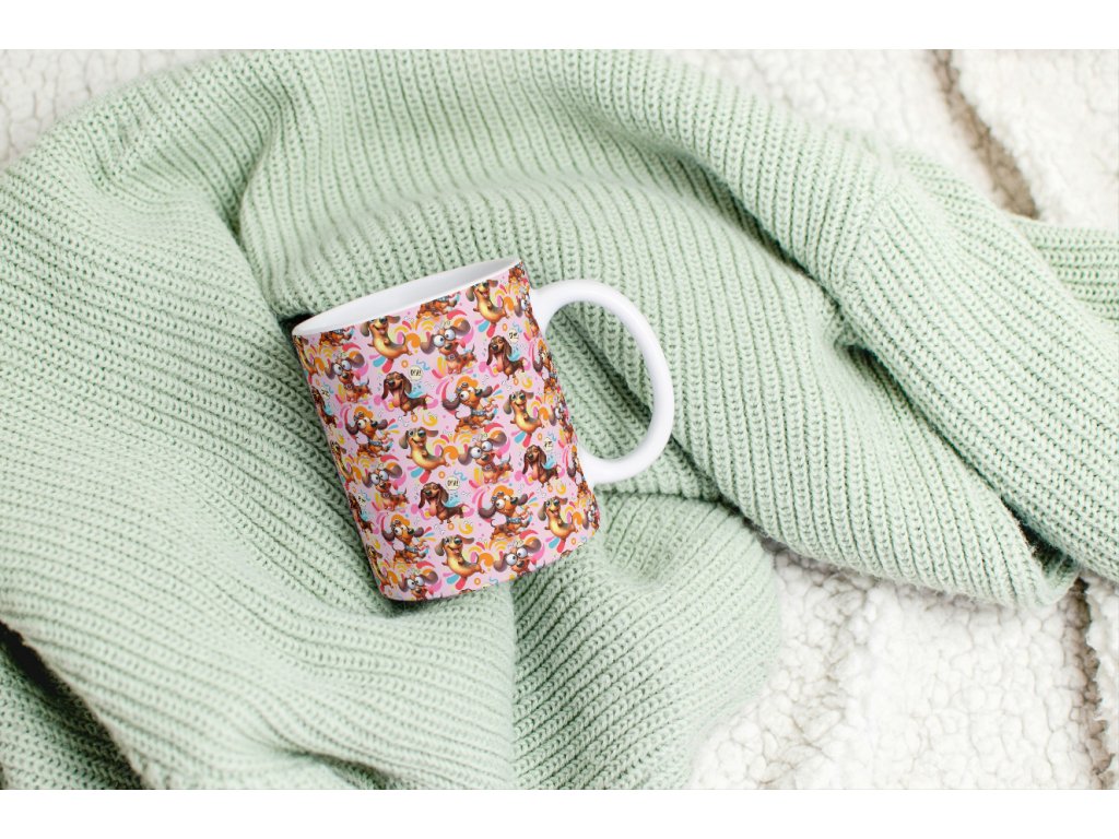 Nerozbitný hrneček DEKORACE - Jezevčík