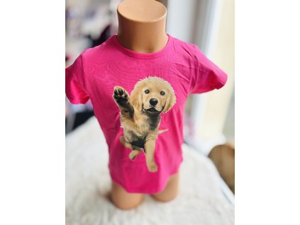 Tričko - retrivr štěně