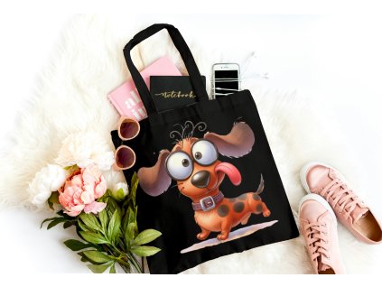 Bavlněná pevná taška - Jezevčík