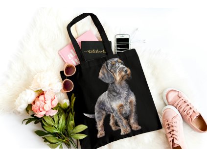 Bavlněná pevná taška - Jezevčík