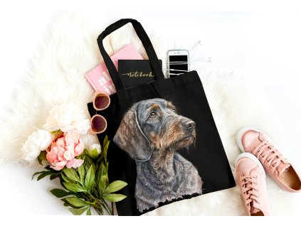 Bavlněná pevná taška - Jezevčík