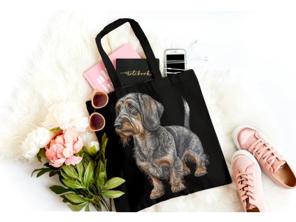 Bavlněná pevná taška - Jezevčík