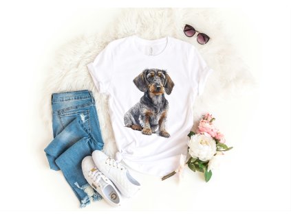 Tričko - Jezevčík drsnosrstý