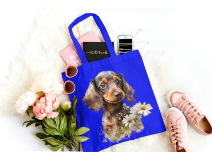 Bavlněná pevná taška - Jezevčík