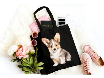 Bavlněná pevná taška - Corgi