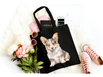 Bavlněná pevná taška - Corgi