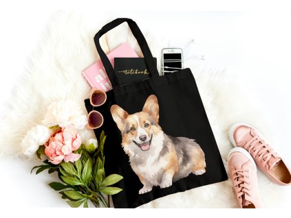 Bavlněná pevná taška - Corgi