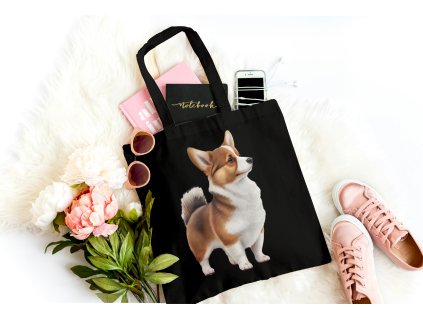 Bavlněná pevná taška - Corgi