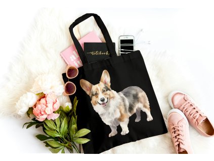 Bavlněná pevná taška - Corgi