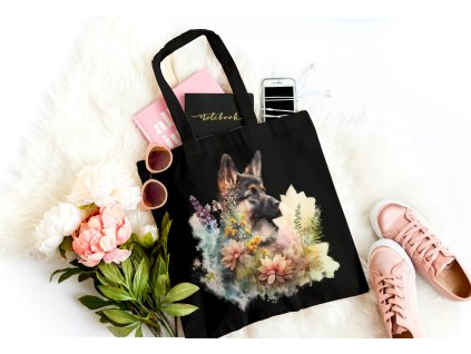 Bavlněná pevná taška - Německý ovčák