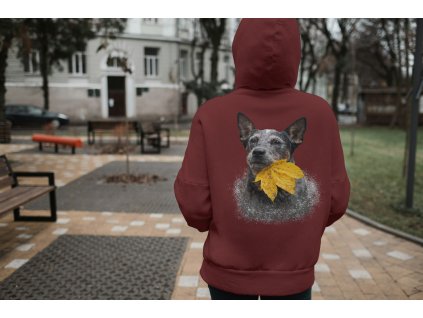 Mikina na zip - Australský honácký pes
