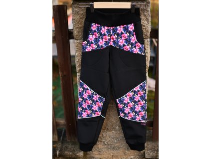 Nepromokavé soft kalhoty  - Snové květy