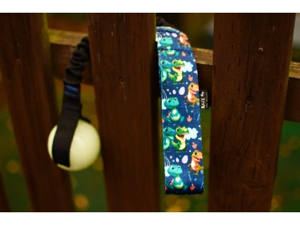 Svítící míček pro psa Glow -  Dino - balónek s amortizérem