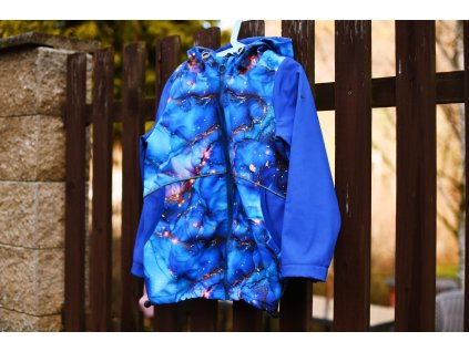 Soft bunda  - Modrý mramor