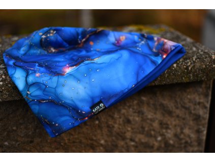 Čepice   - Mramor modrý