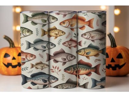 Watercolor Fish Tumbler Wrap Graphics 131127413 1 1 580x387