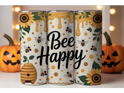 Bee Happy Honeycomb Tumbler Wrap Graphics 132545871 1 1 580x387