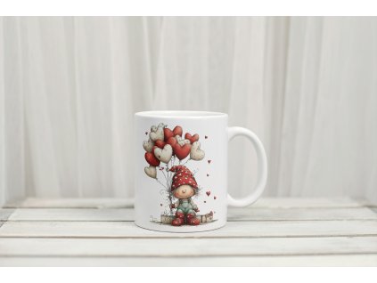 Nerozbitný hrneček - Zvířátka se srdíčky