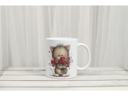 Nerozbitný hrneček - Zvířátka se srdíčky