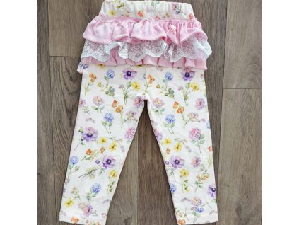 Legínky s volánkama - Luční kvítí