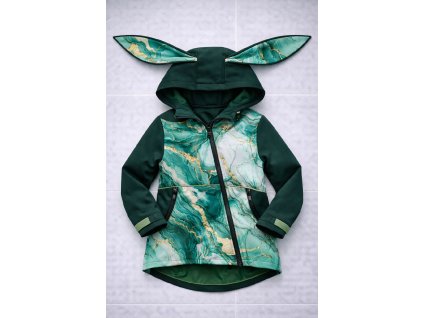 Kabátek s ušima - mramor