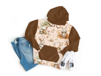 Mikina - Lesní zvířátka