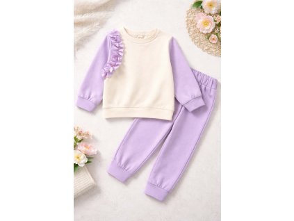 Mikina  Judith -  Béžovo fialová