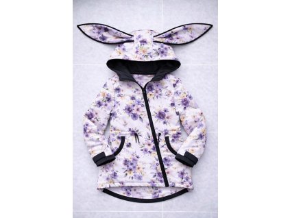 Kabátek s ušima -   květy