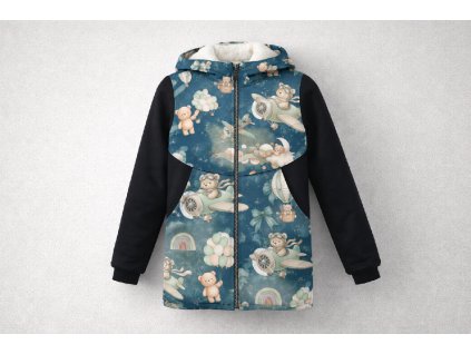 Soft dětská  bunda Malvína   - medvídci