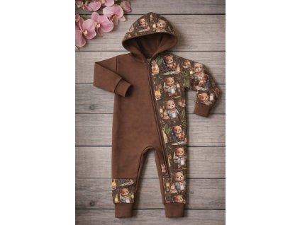Overálek softsheel - Medvídci