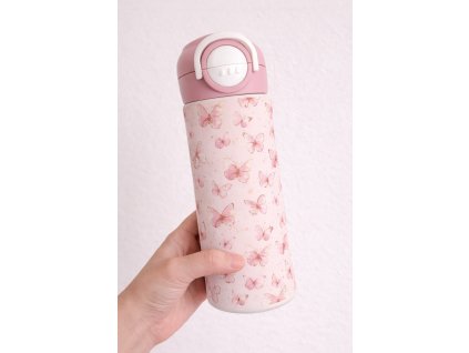 Dětská termoska s brčkem i pítkem - 530ml -  zvířátka