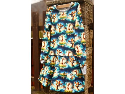 Teplákové šatičky - vel 140 - Limitka