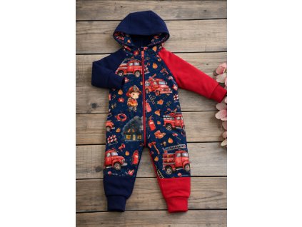 Overálek teplákový - hasič