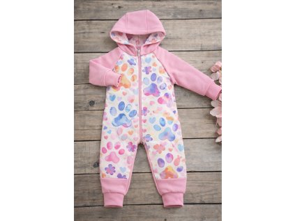 Overálek softsheel 56- 128 -  tlapky