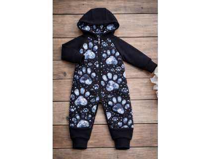 Overálek softsheel 56- 128 -  tlapky