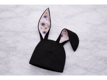 Čepice s oušky - květy