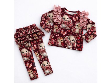 Legínky s volánkama - zvířatka